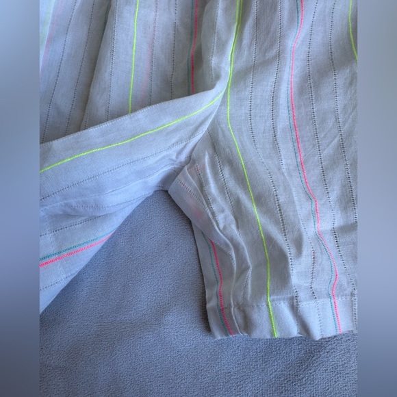 Janie & Jack Girl Baby 3-6 months NEW Romper Shortall‎ Ruffle White sparkle - Picture 2 of 6